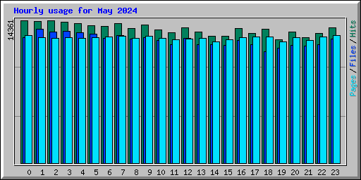 Hourly usage for May 2024